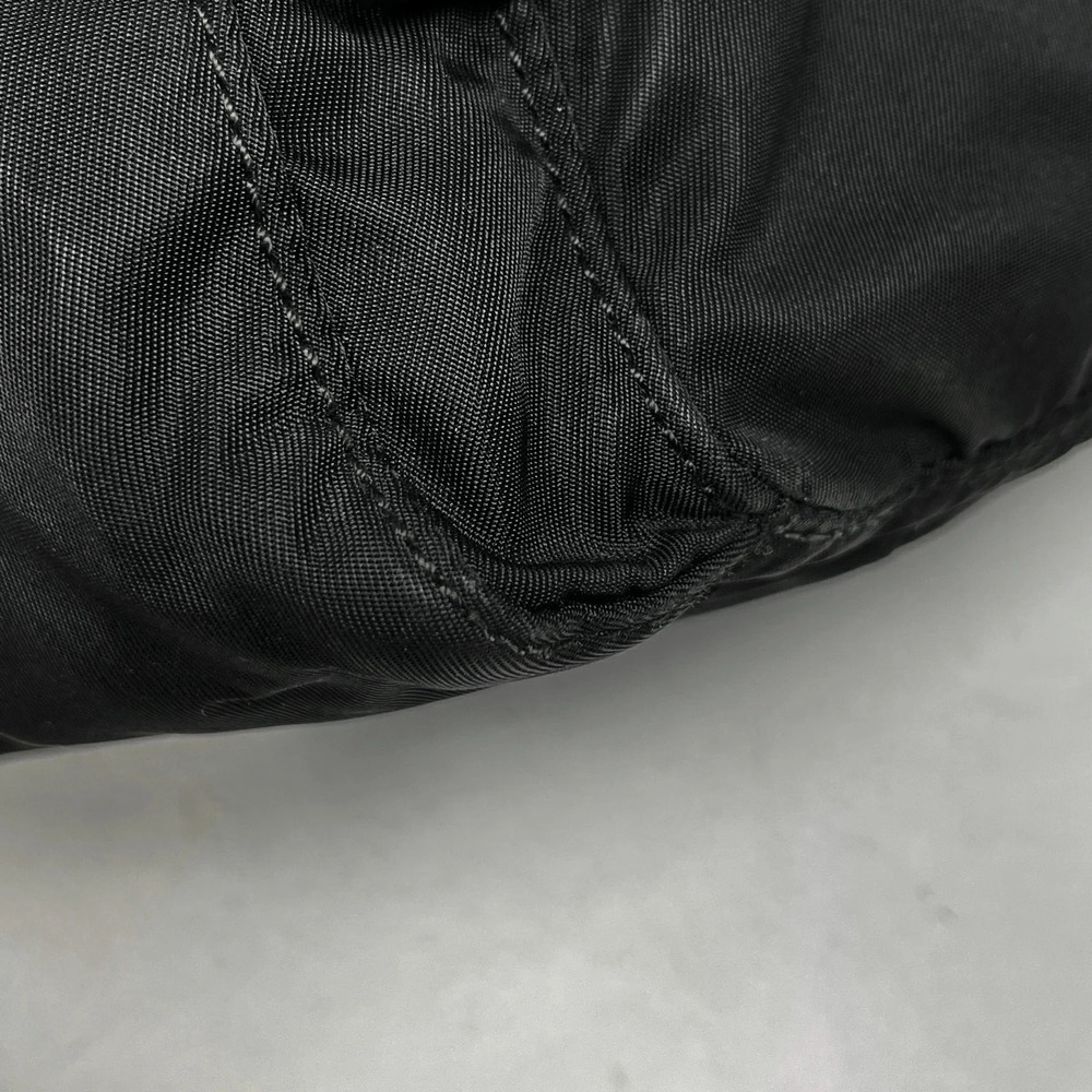 Prada Logo Plate Shoulder Bag Crossbody Nero Black - Picture 3 of 7